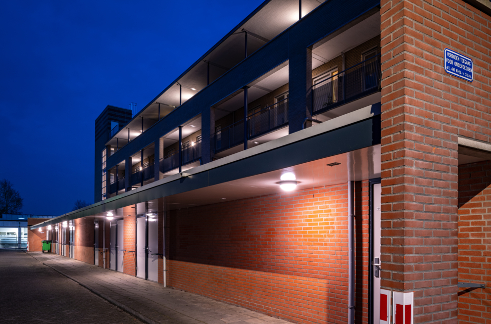 Lightronics DOTT en RINK armaturen in een appartementencomplex van Bernstein in Eerbeek