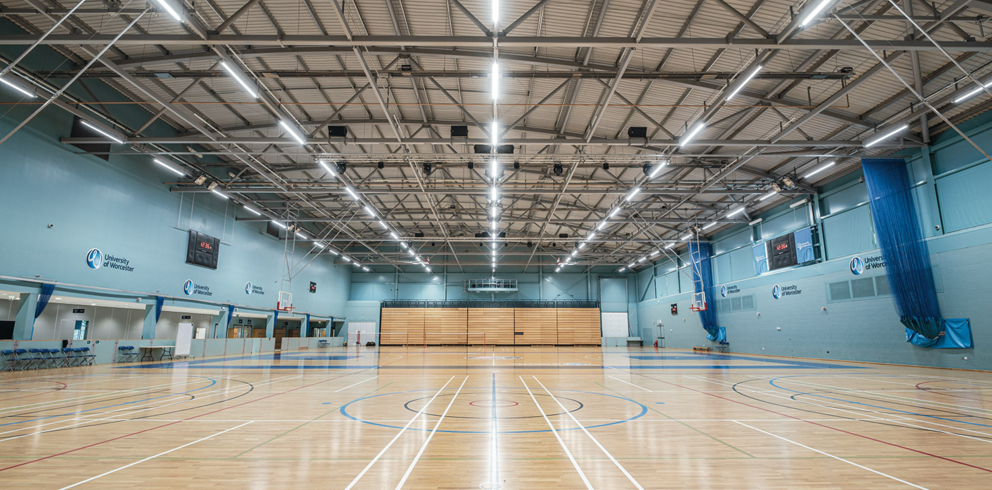 Lightronics armaturen Toepassing Sporthal