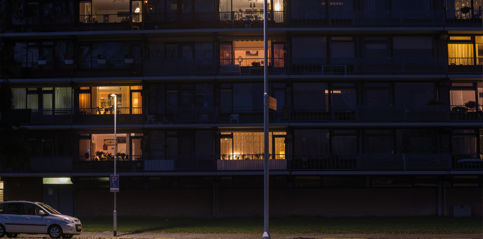 Lightronics BRISA WALK armatuur langs een weg