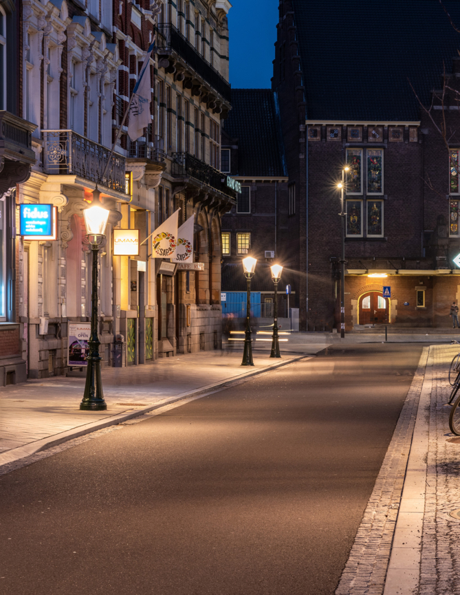 Lightronics OMA armaturen in de binnenstad van Maastricht